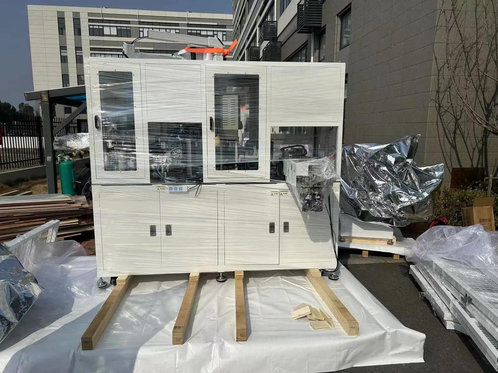 SolarOne equipment prepared for shipment