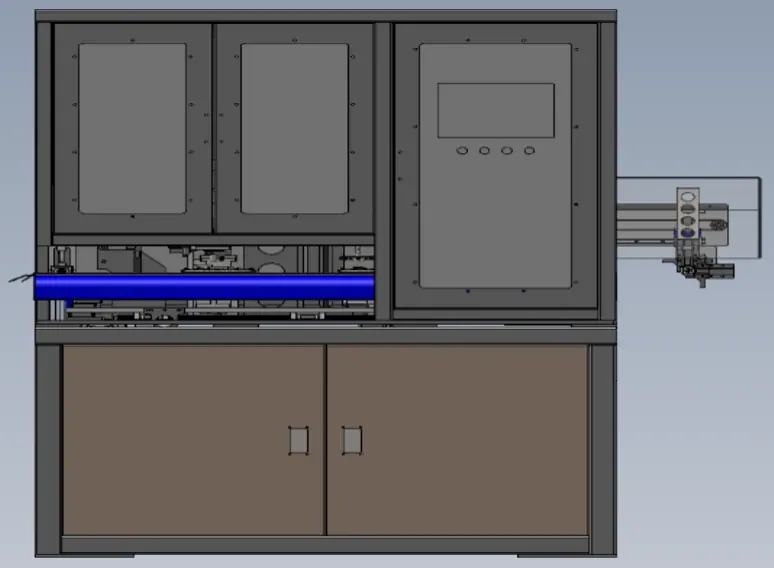 Automatic snap fastening machine view 2