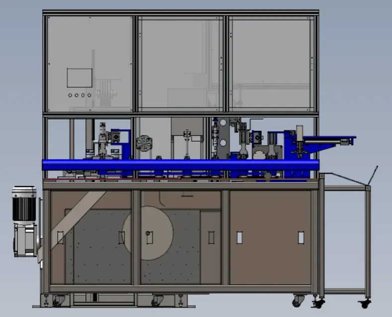 Cut strip rivet machine view 1