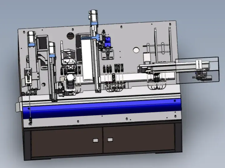 Automatic snap fastening machine view 1